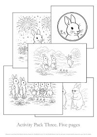 Little Rabbit 
          Line Drawing Activity Pack Three